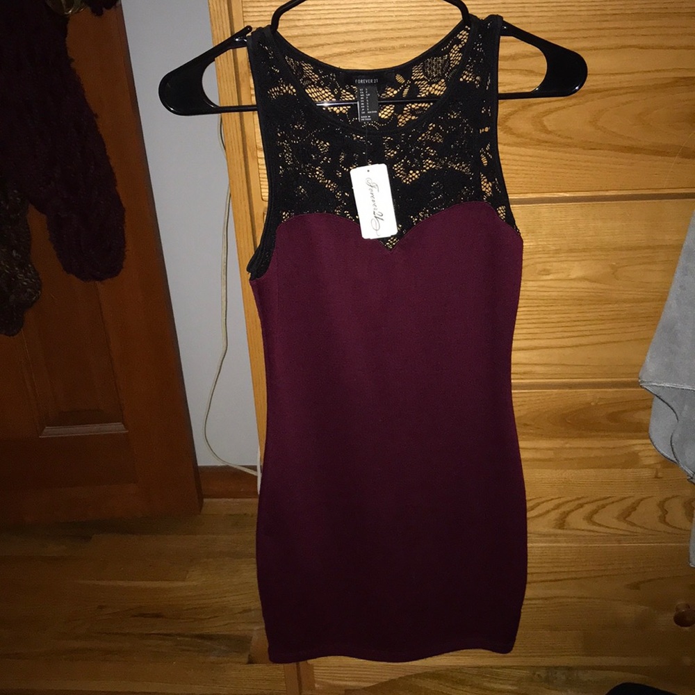 Maroon dress